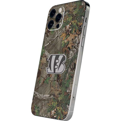 NFL Cincinnati Bengals Realtree Xtra Green Camo iPhone 12 Pro Skin